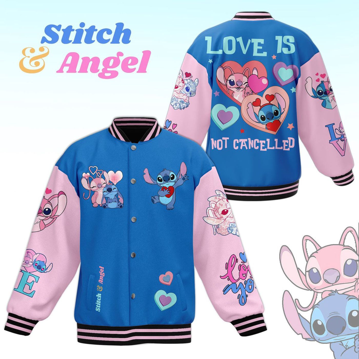 Stitch New Premium Baseball Jacket Gift For Fan Stitch New Premium Baseball Jacket Gift For Fan