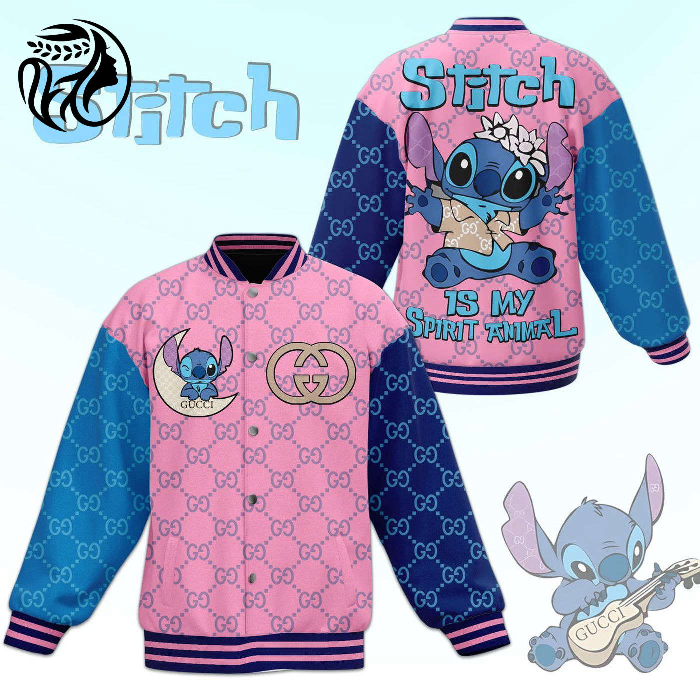 Stitch New Premium Baseball Jacket Gift For Fan