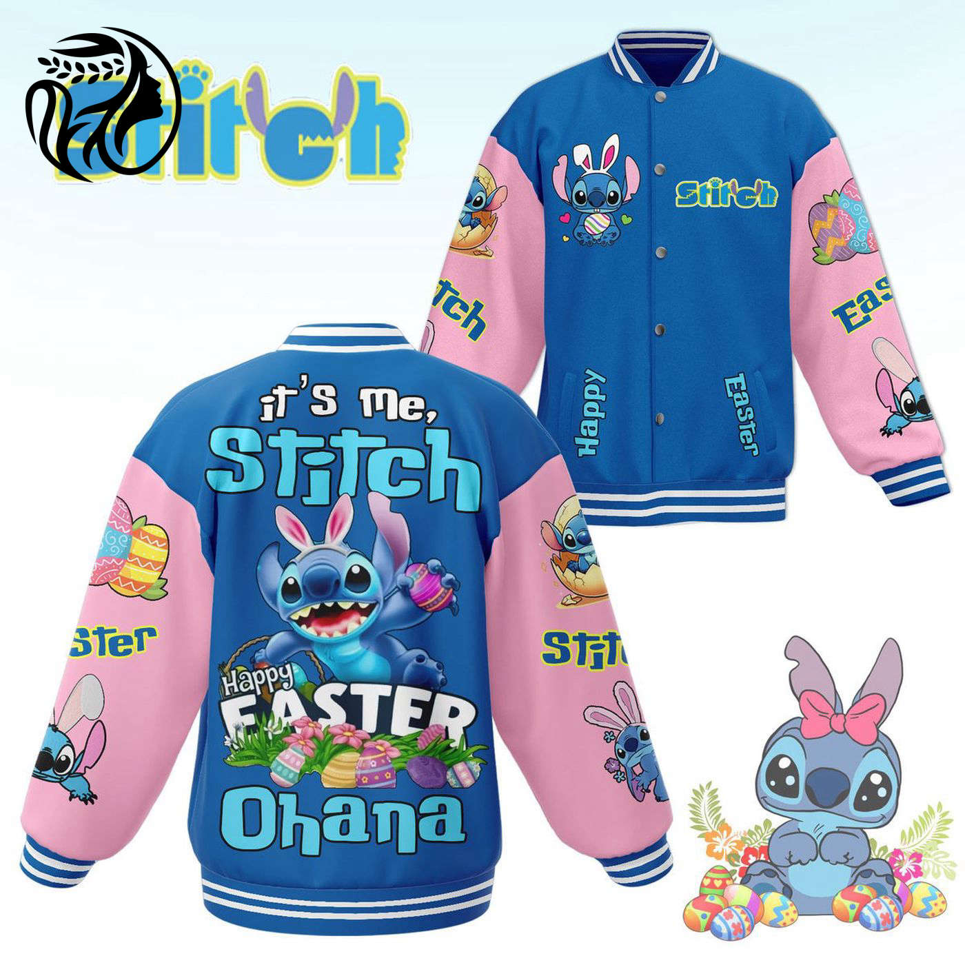 Stitch New Premium Baseball Jacket Gift For Fan
