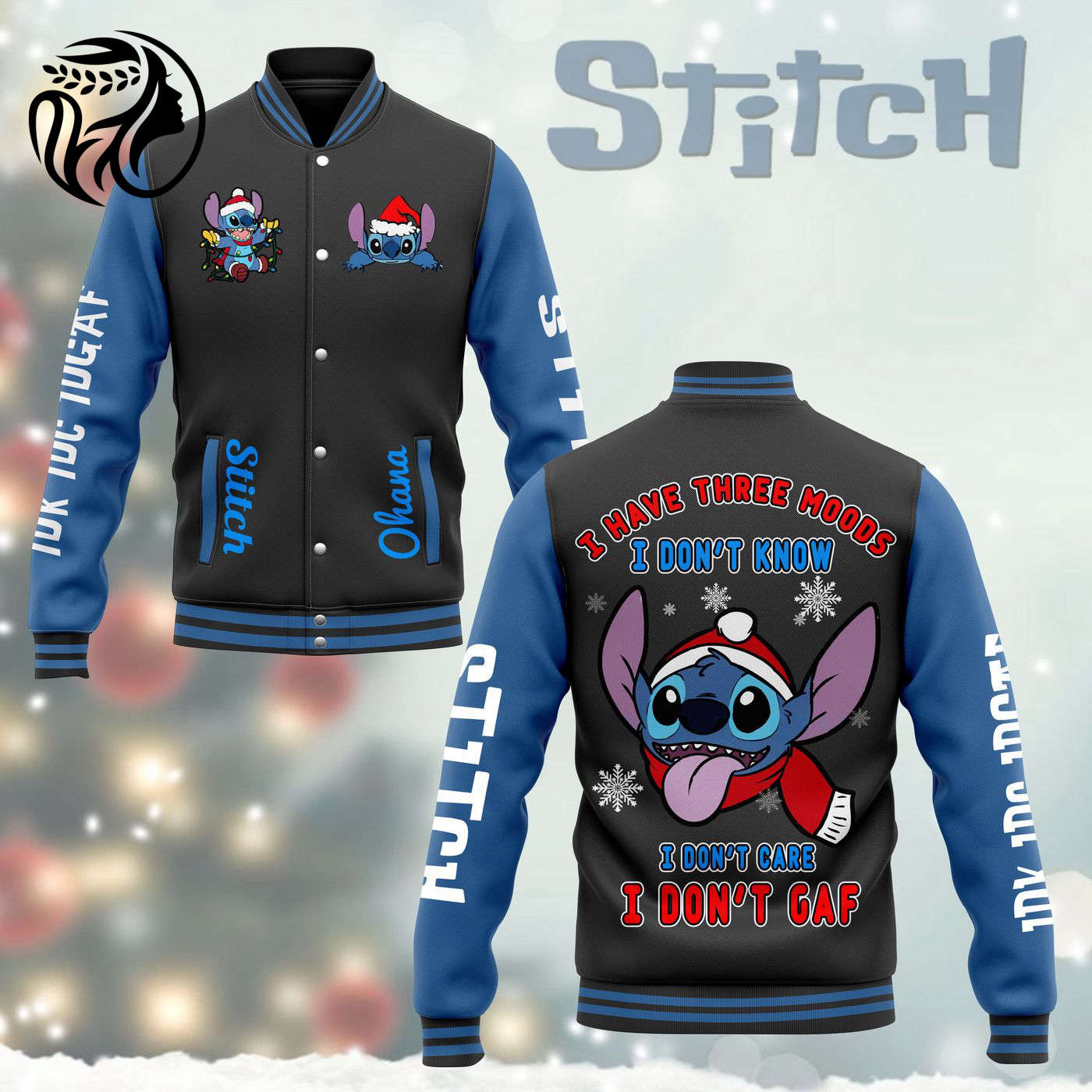 Stitch New Premium Baseball Jacket Gift For Fan
