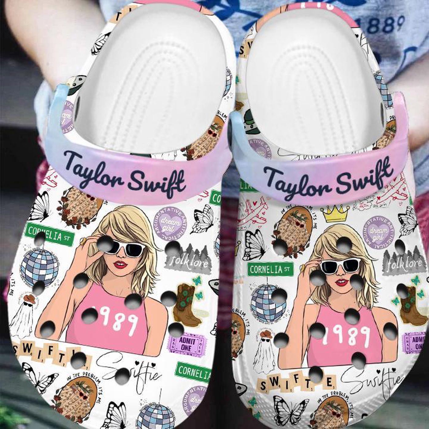 Shop Stylish & Comfortable Taylor Swift 1989 Music Clogs