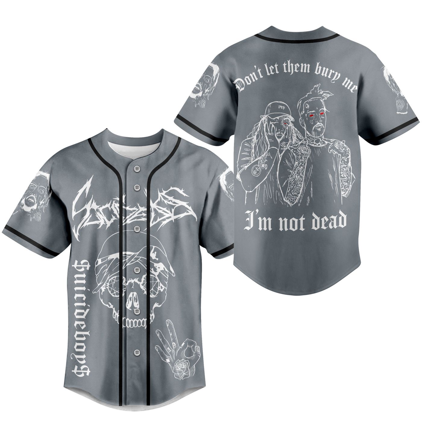 Suicideboys Baseball Jersey For Men Women And Kids Gift