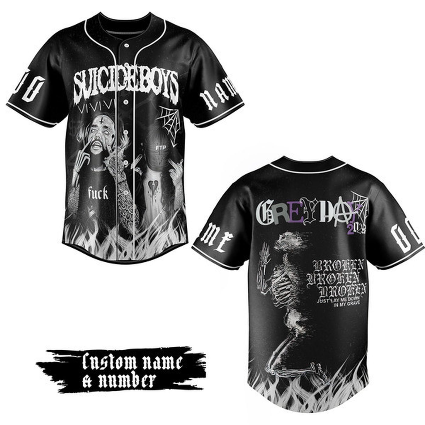 Suicideboys Baseball Jersey For Men Women And Kids Gift