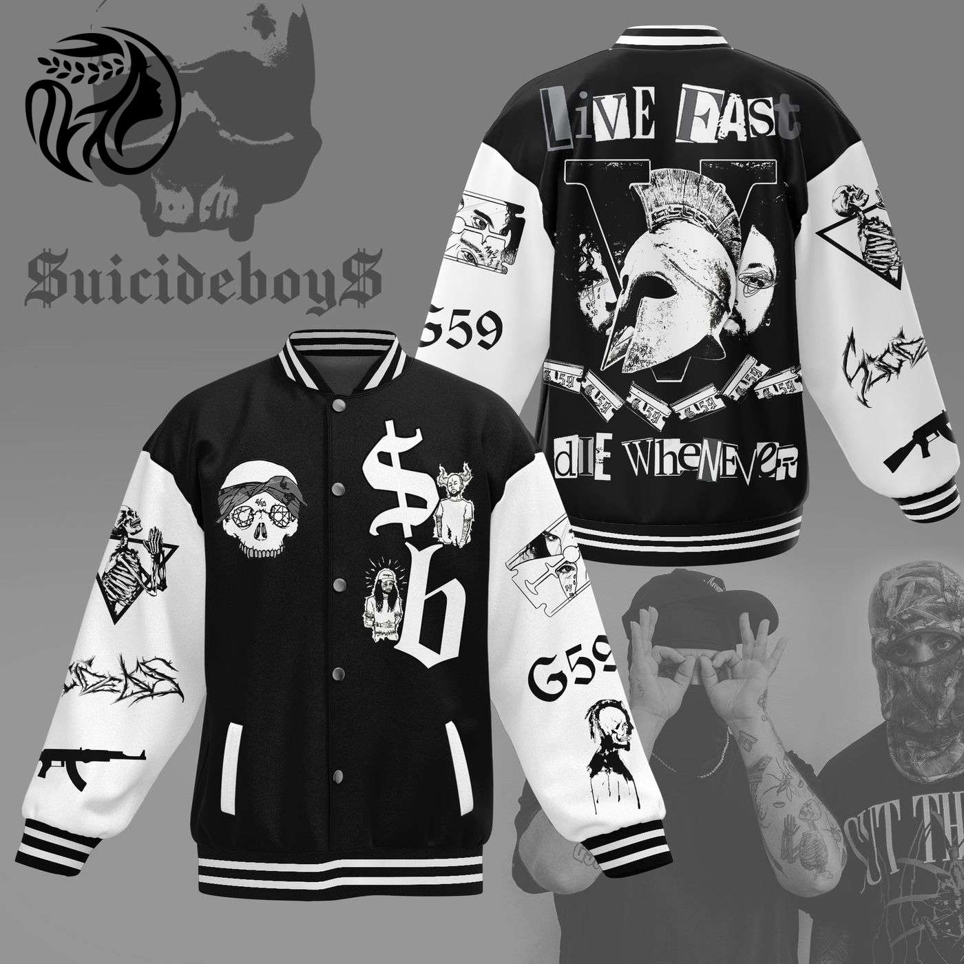 Suicideboys New Premium Baseball Jacket Gift For Fan