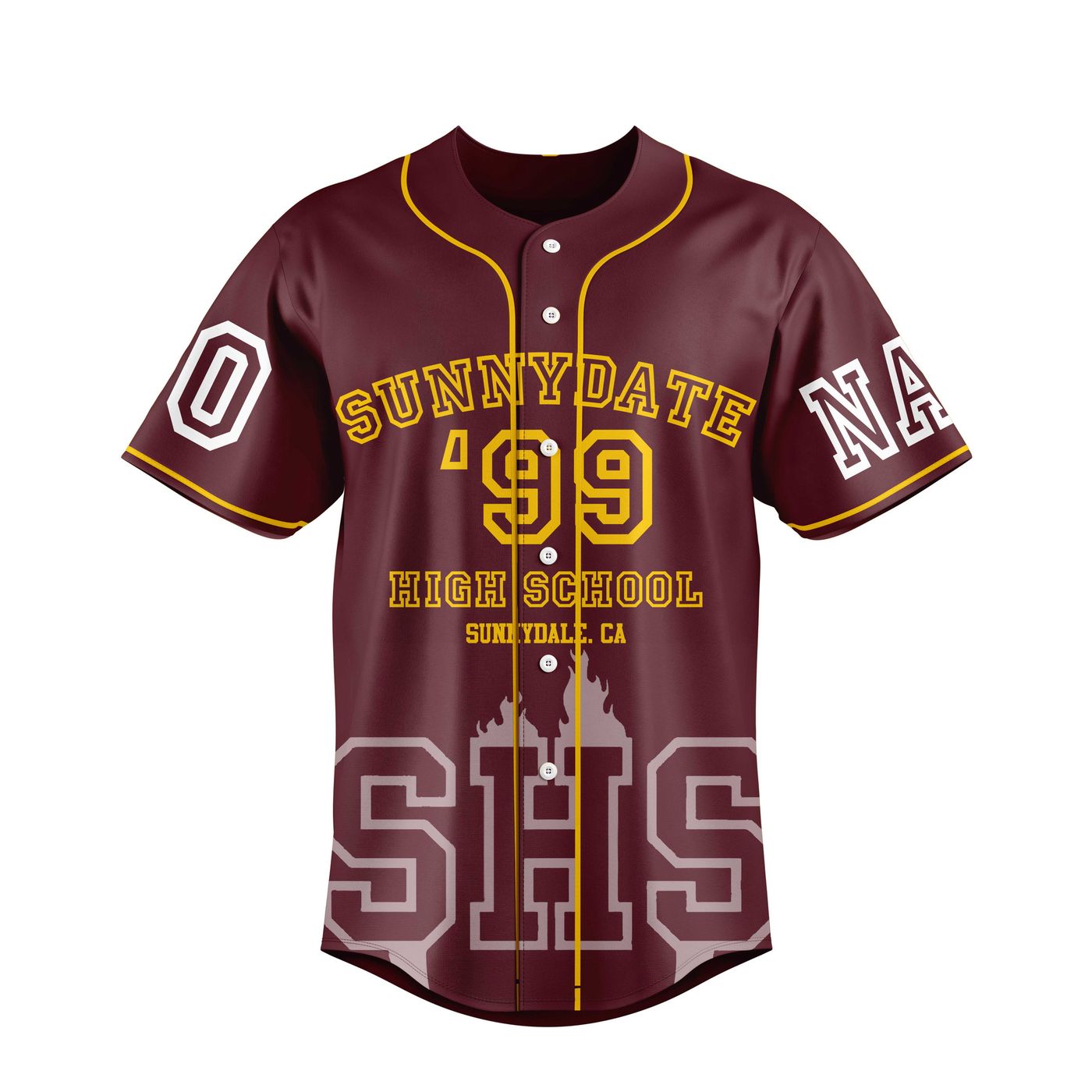 Sunnydale High School Baseball Jersey For Men Women And Kids Gift