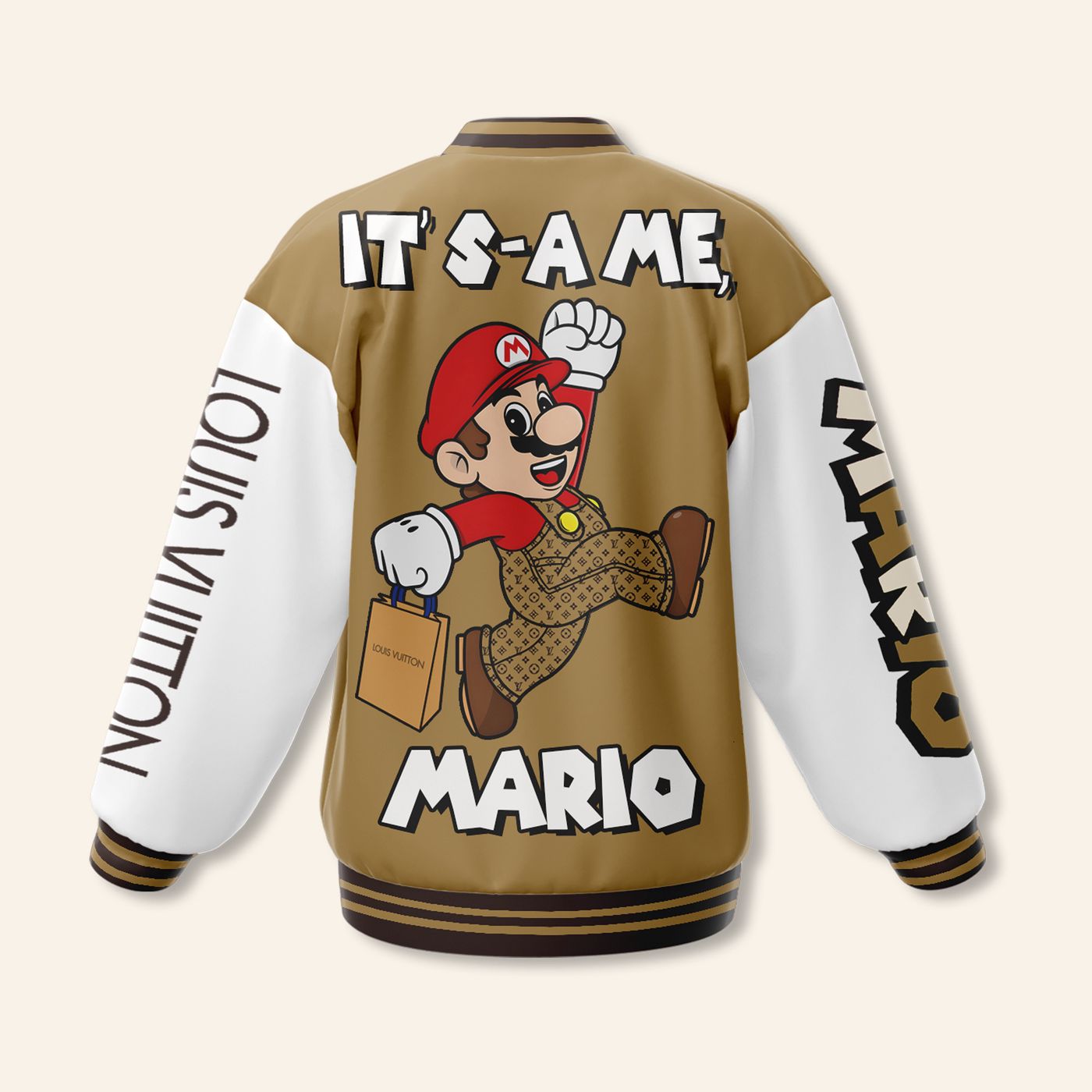 Super Mario New Premium Baseball Jacket Gift For Fan Super Mario New Premium Baseball Jacket Gift For Fan