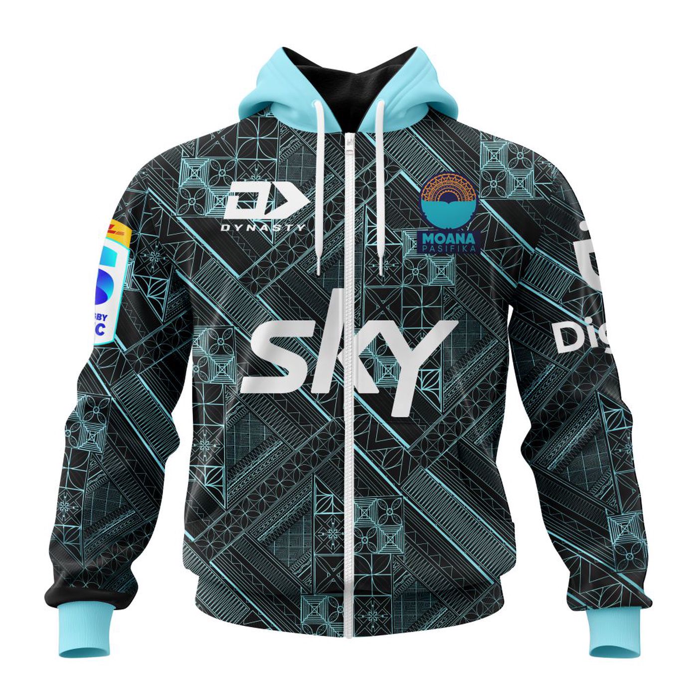 Super Rugby Moana Pasifika Personalized 2024 Heritage Kits 3d Printed Hoodie 3d Printed Hoodie