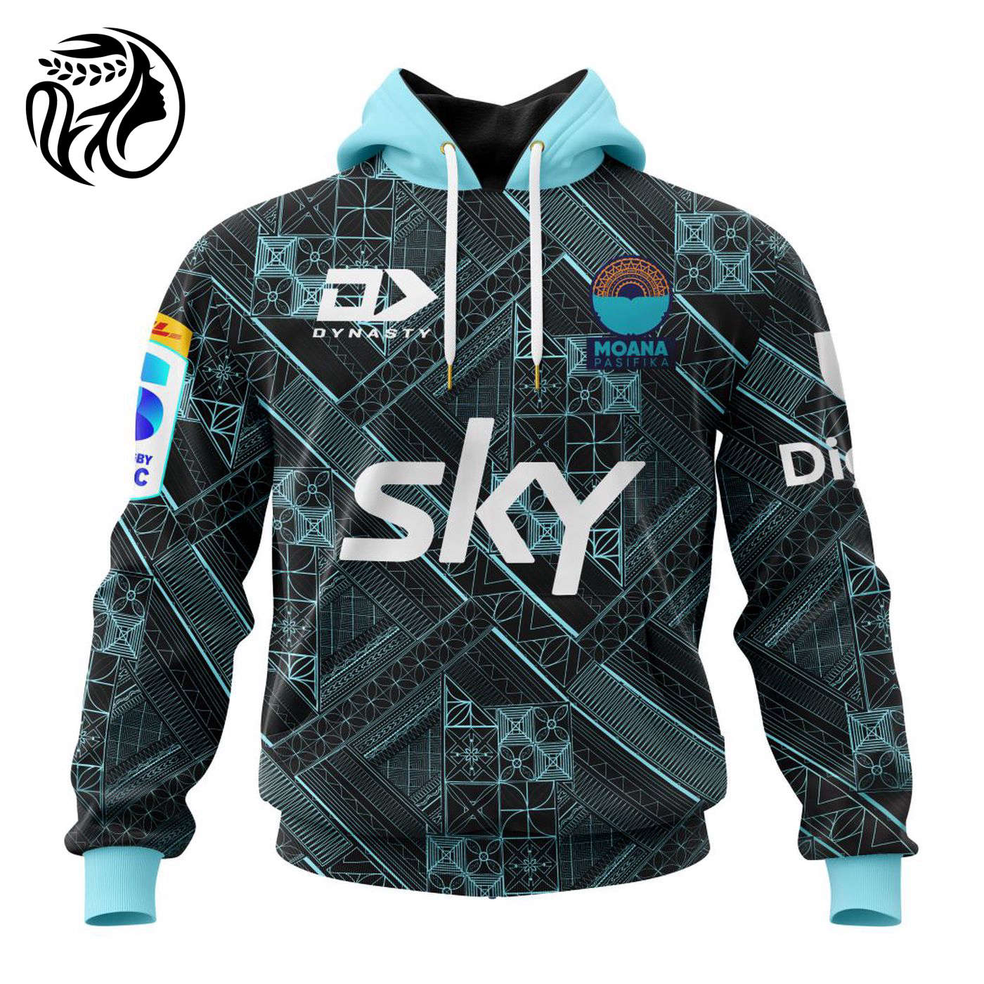 Super Rugby Moana Pasifika Personalized 2024 Heritage Kits 3d Printed Hoodie 3d Printed Hoodie