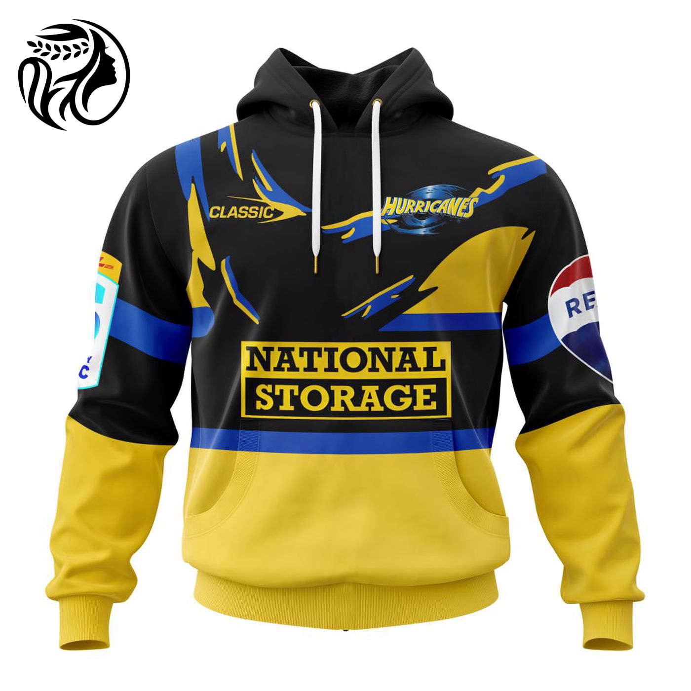 Super Rugby Wellington Hurricanes Personalized 2024 Heritage Kits 3d Printed Hoodie 3d Printed Hoodie