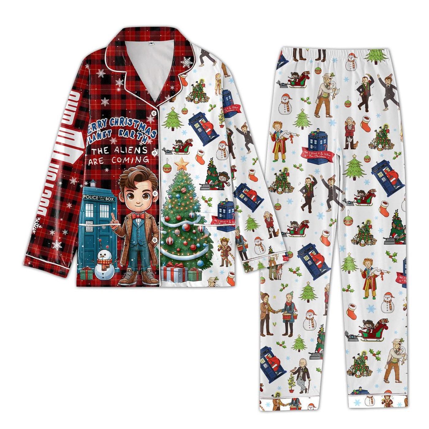 Supernatural Xmas Pajamas & Sitcom Shirt: Winchester Brothers Series Gift
