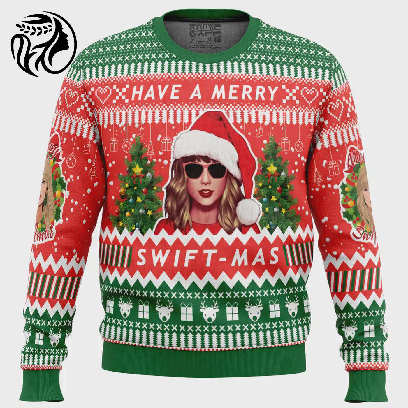 Get Festive with the Swift Mas Taylor Swift Ugly Christmas Sweater!