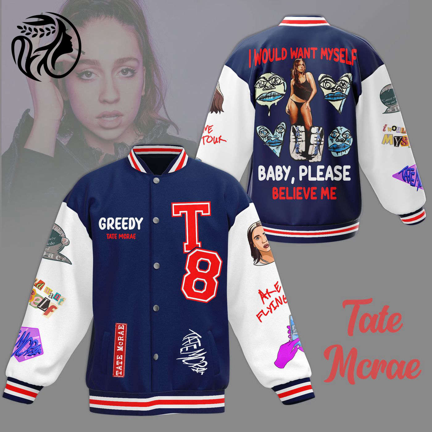 Tate Mcrea New Premium Baseball Jacket Gift For Fan