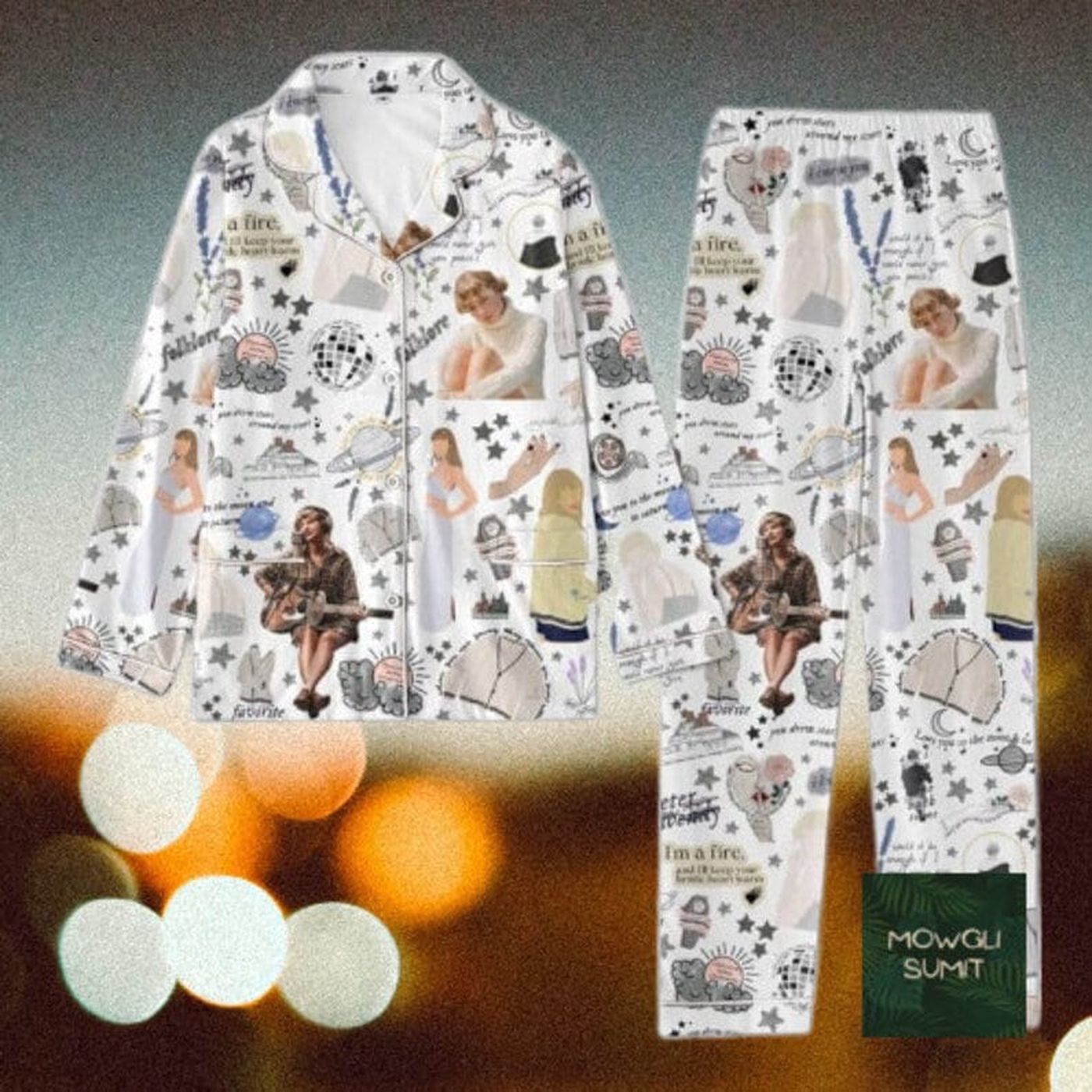 Taylor Swift All Hit Album Eras Tour Pajamas Set – Perfect for Swiftiee Fans!