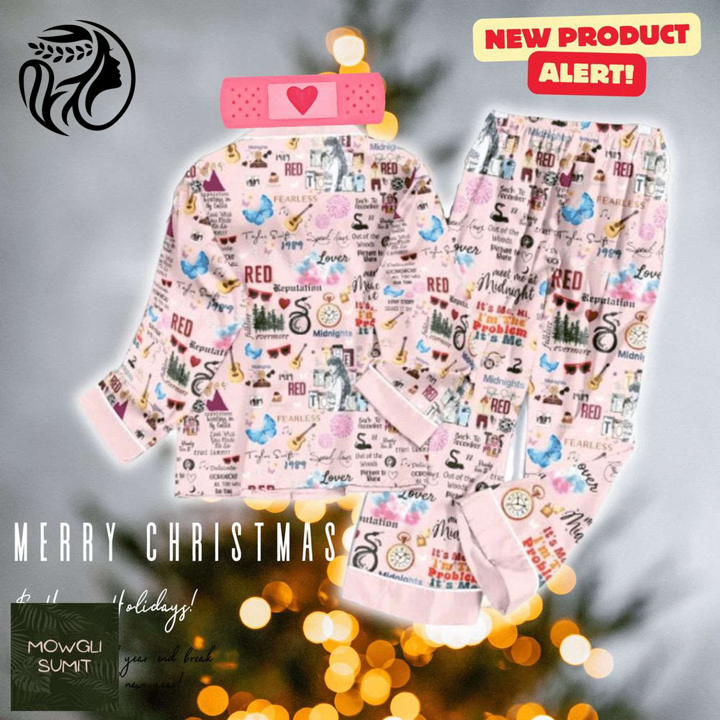 Taylor Swiftiee All Hit Album Eras Tour Pajamas Set: Comfy & Stylish Sleepwear