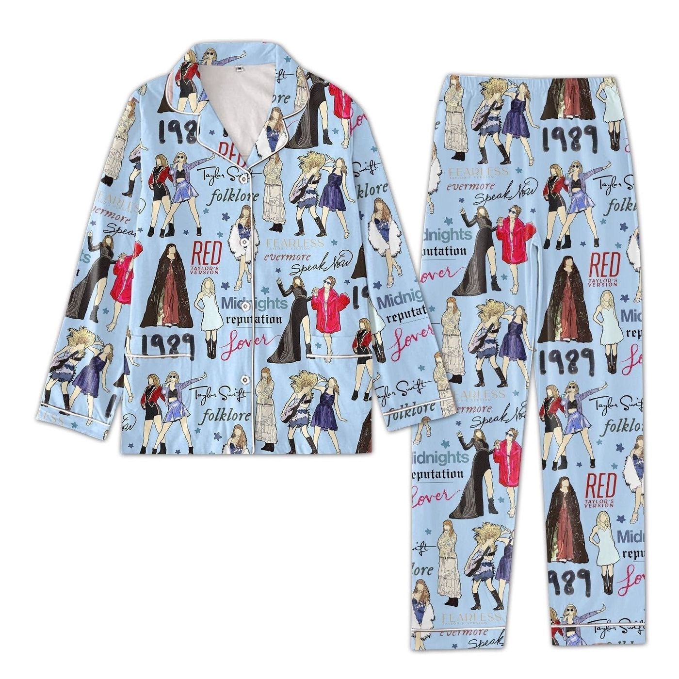 Experience Taylor s Greatest Hits with the All Hit Album Eras Tour Pajamas Set
