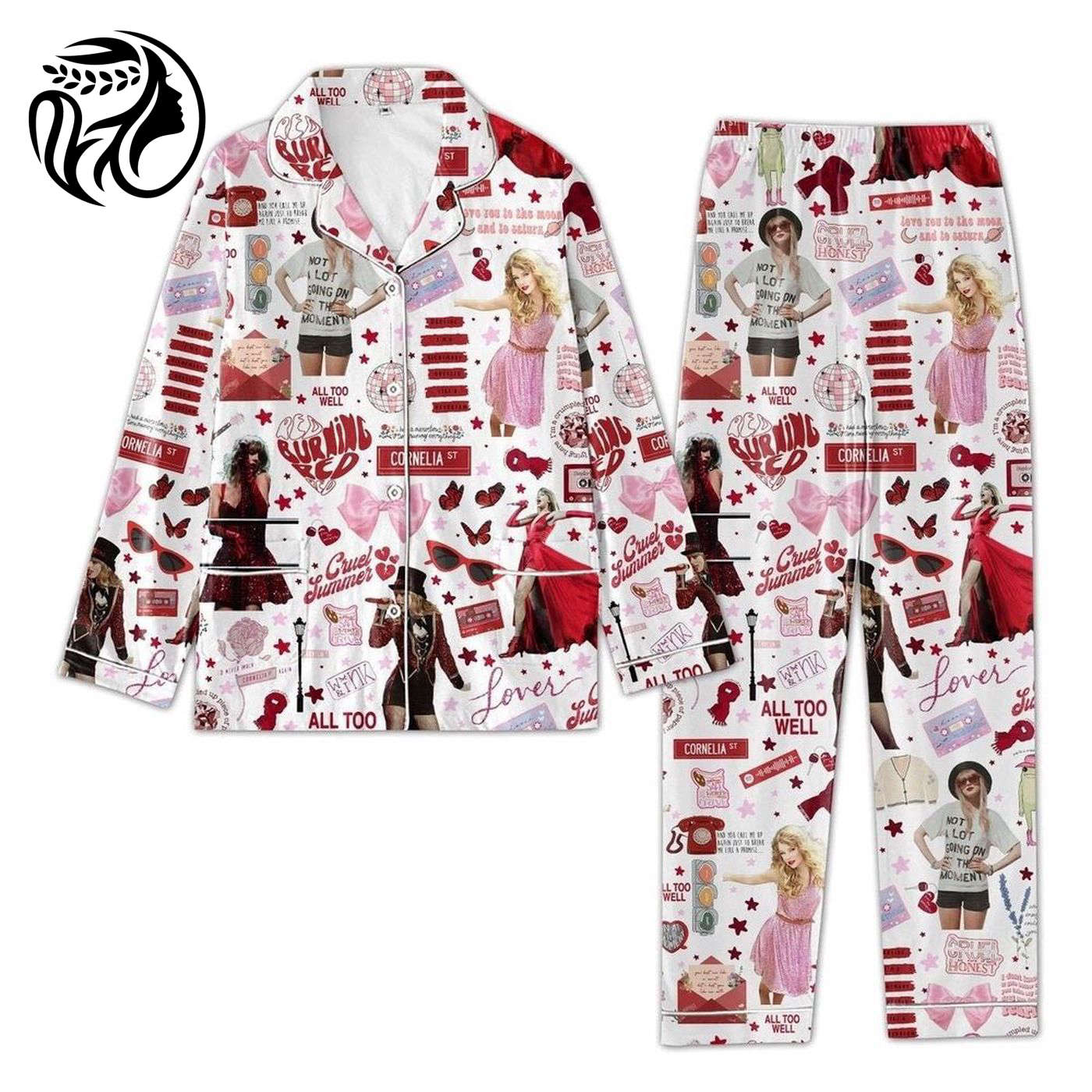 Taylor All Hit Album Eras Tour Pajamas Set – Comfy Taylor Eras Tour PJs
