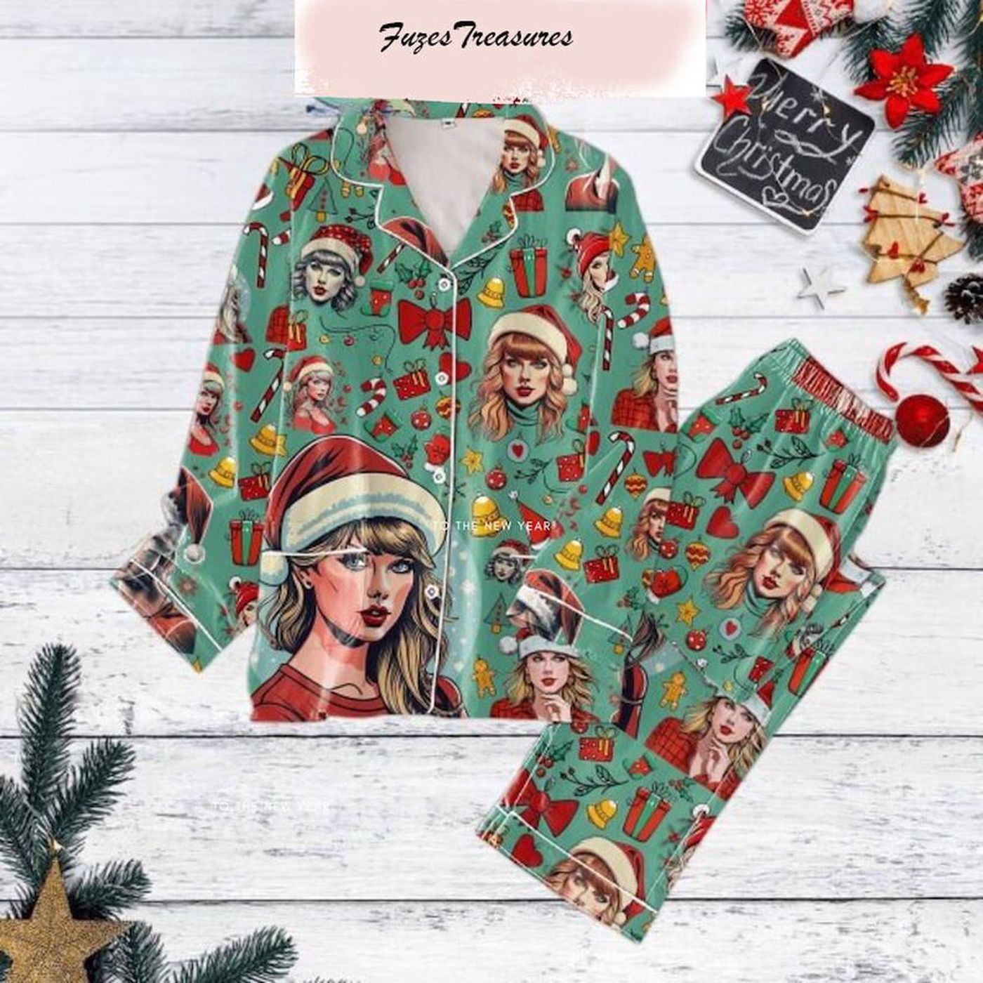 Cozy Taylor Christmas Pajamas Set – Taylor Version Shop Now!