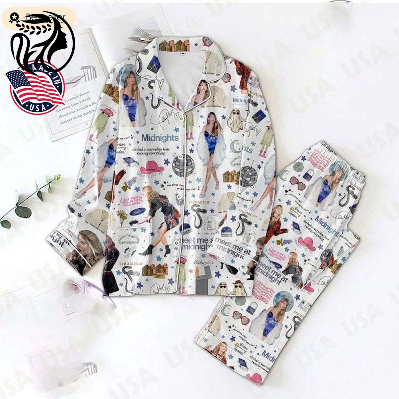 Taylor Eras Tour 2023 Pajamas Set - Stylish & Comfy Taylor Version Pajamas