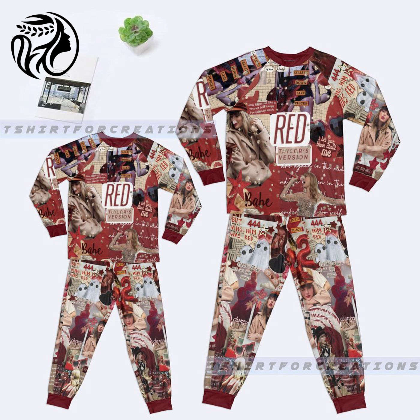 Taylor Eras Tour Pajamas Set: Shop taylor version Merch & Red Pajamas Set!