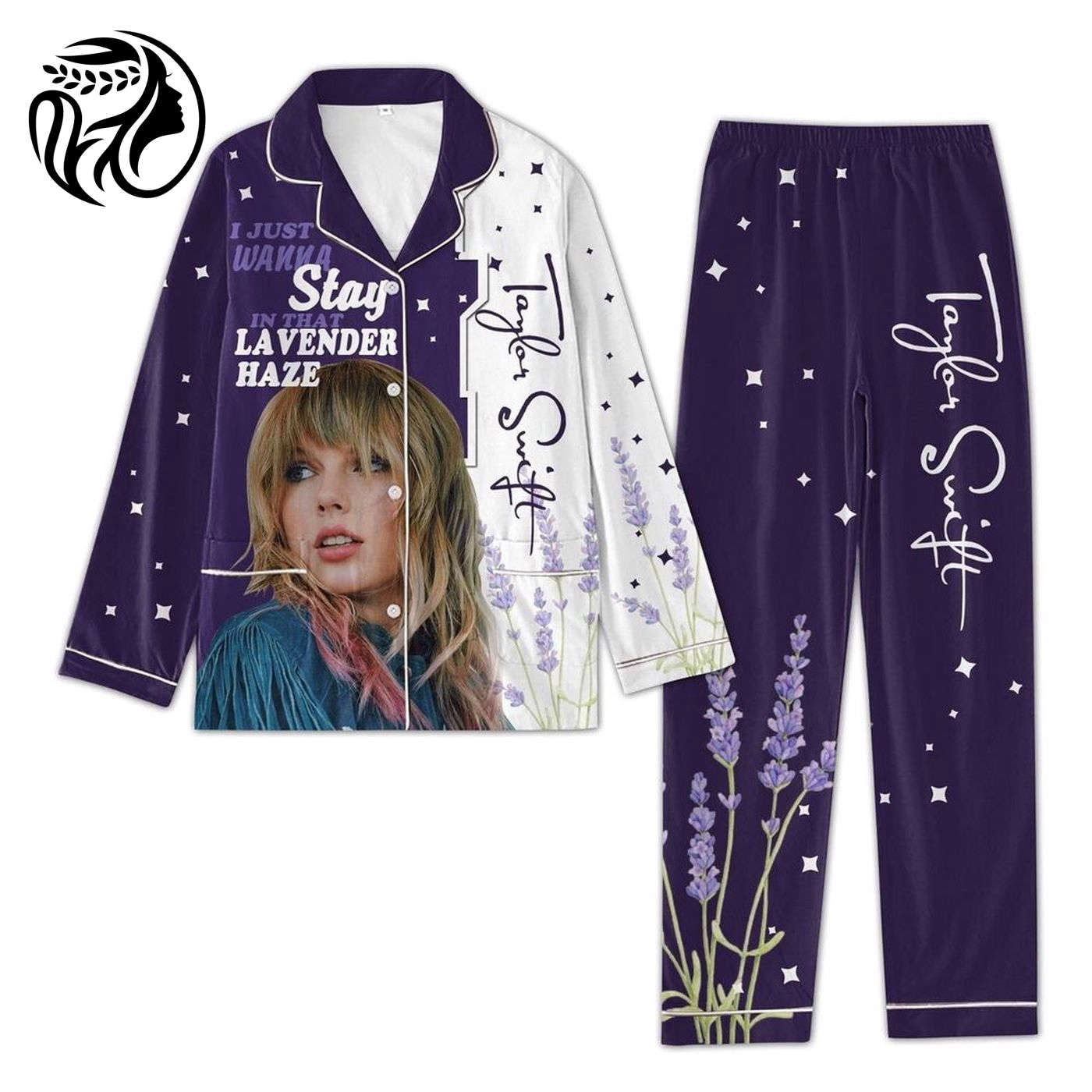 Taylor Lavender Haze & Eras Tour Pajamas Set: Dreamy & Stylish Sleepwear