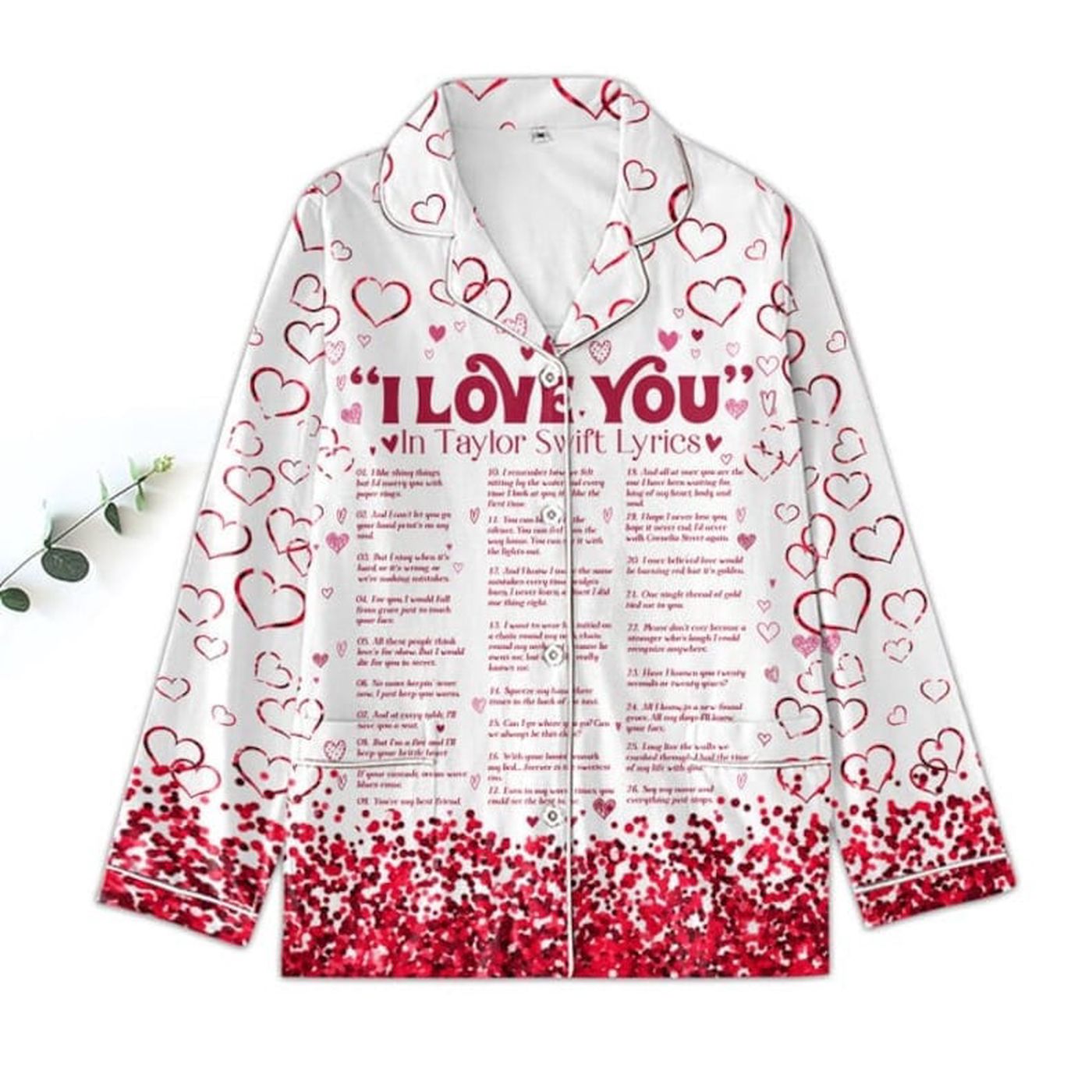 Taylor I Love You Pajamas – TS Pjs Lover Midnight Album Set