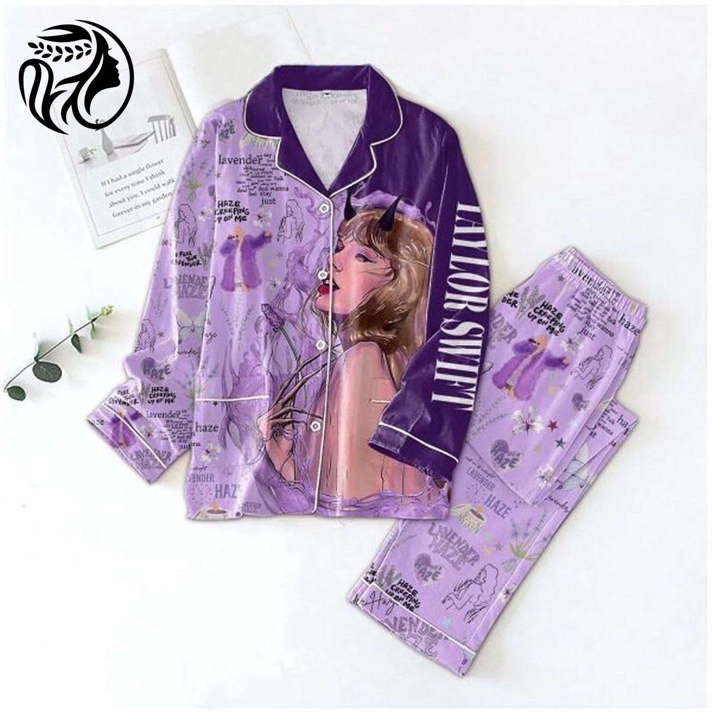 Taylor Lavender Haze Women Pajamas Set – Shop the 1989 Taylor Pajamas