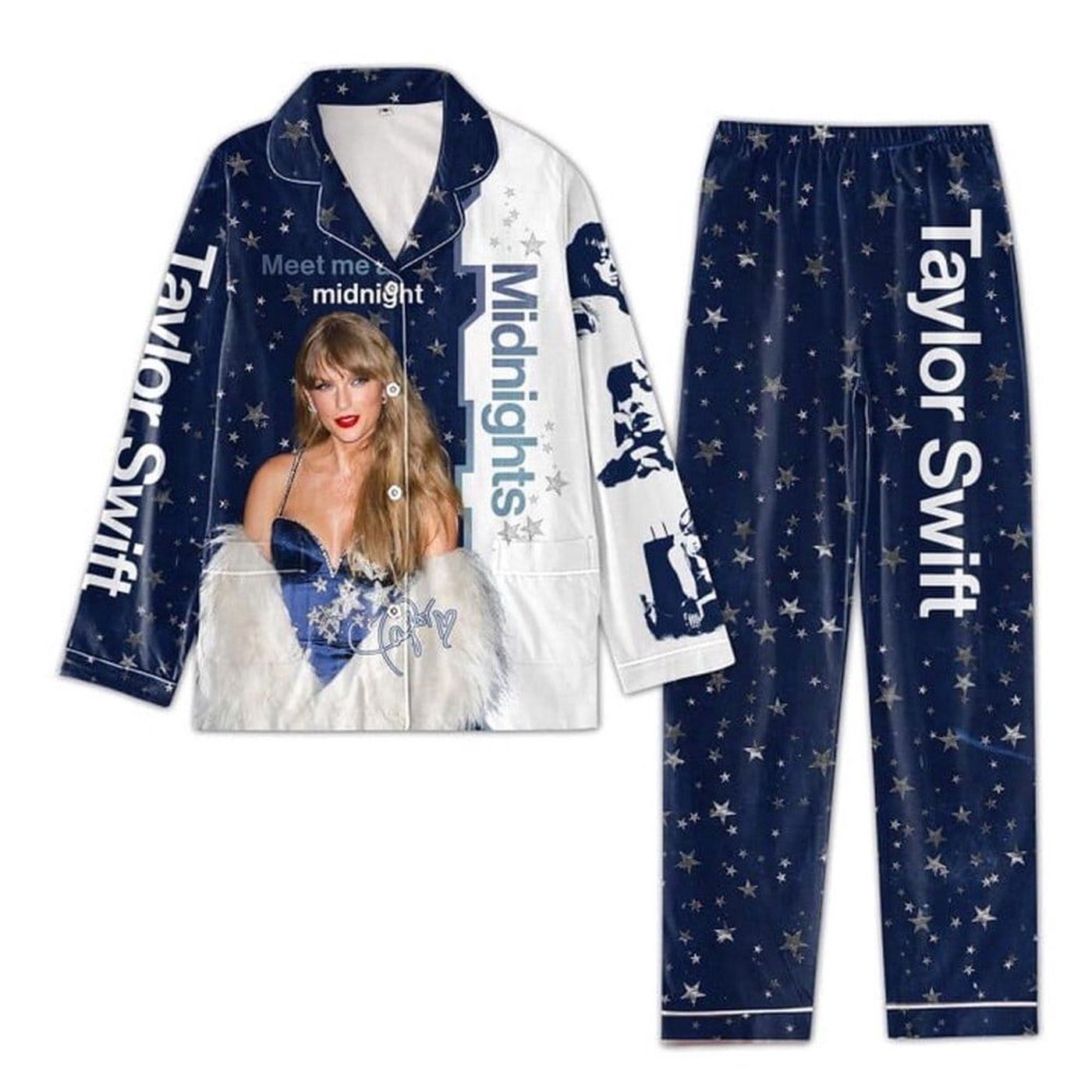 Silk Pajama Set: Taylor Midnight & All Hit Album Collection