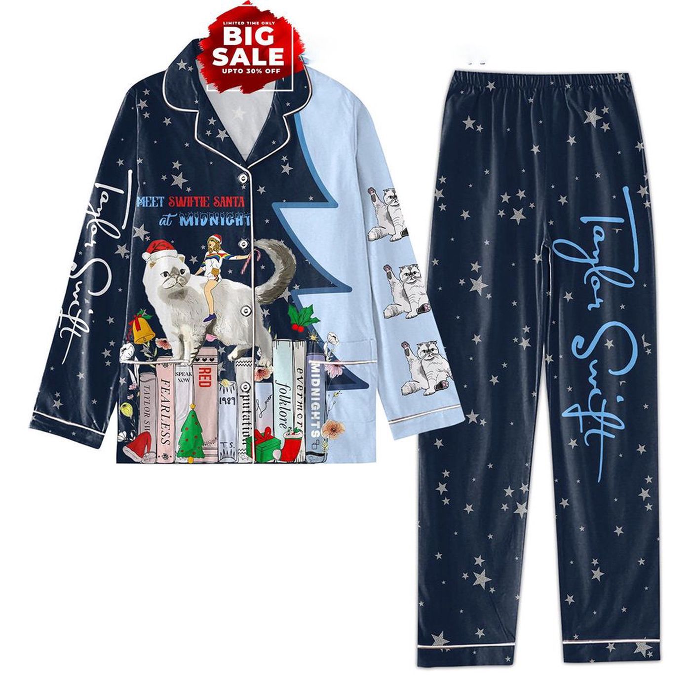 Stylish Taylor Pajama Set – The Eras Tour Merch Collection