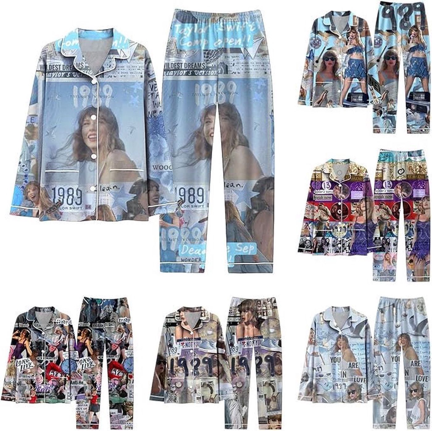 Taylor Pajamas Set: Eras Tour Merch for Taylor Version 2023