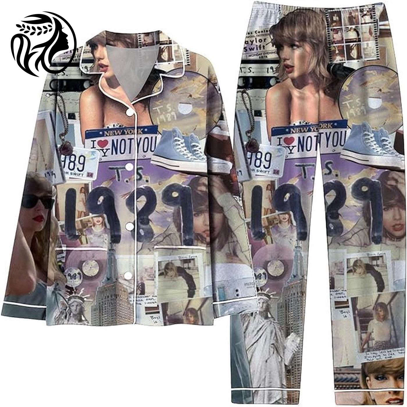 Taylor Pajamas Set: The Eras Tour Merch – Taylor Version 2023