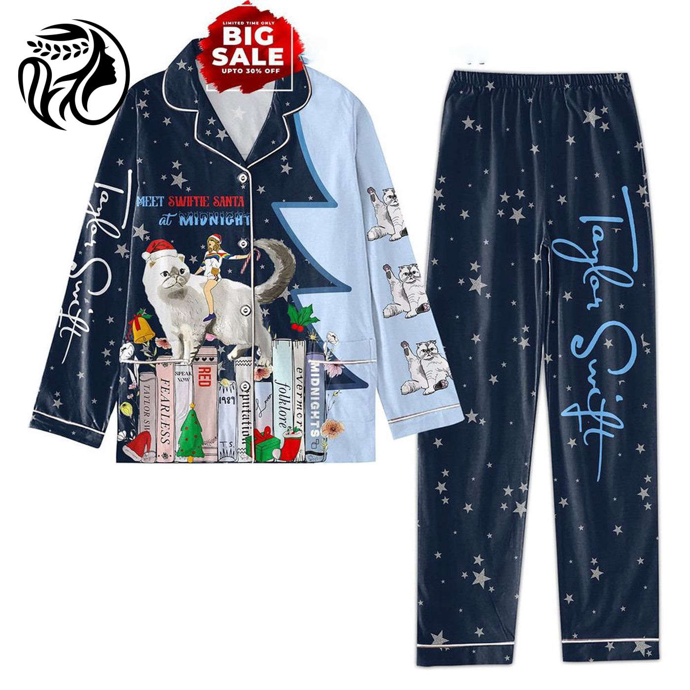 Stylish Taylor Pajama Set – The Eras Tour Merch Collection