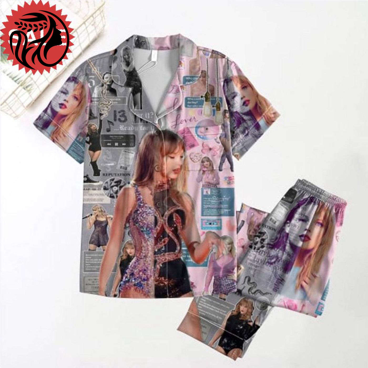 Taylor Portrait & Eras Tour Pajamas Set: Perfect Taylor Fan Merch!