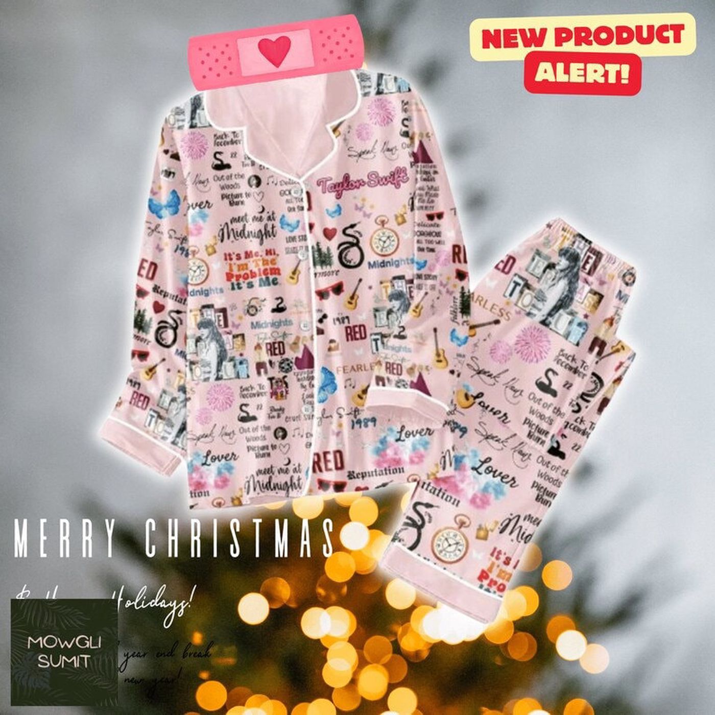 Taylor Red Pajamas Set – Eras Tour Edition: Stylish and Comfortable for Taylor Fans