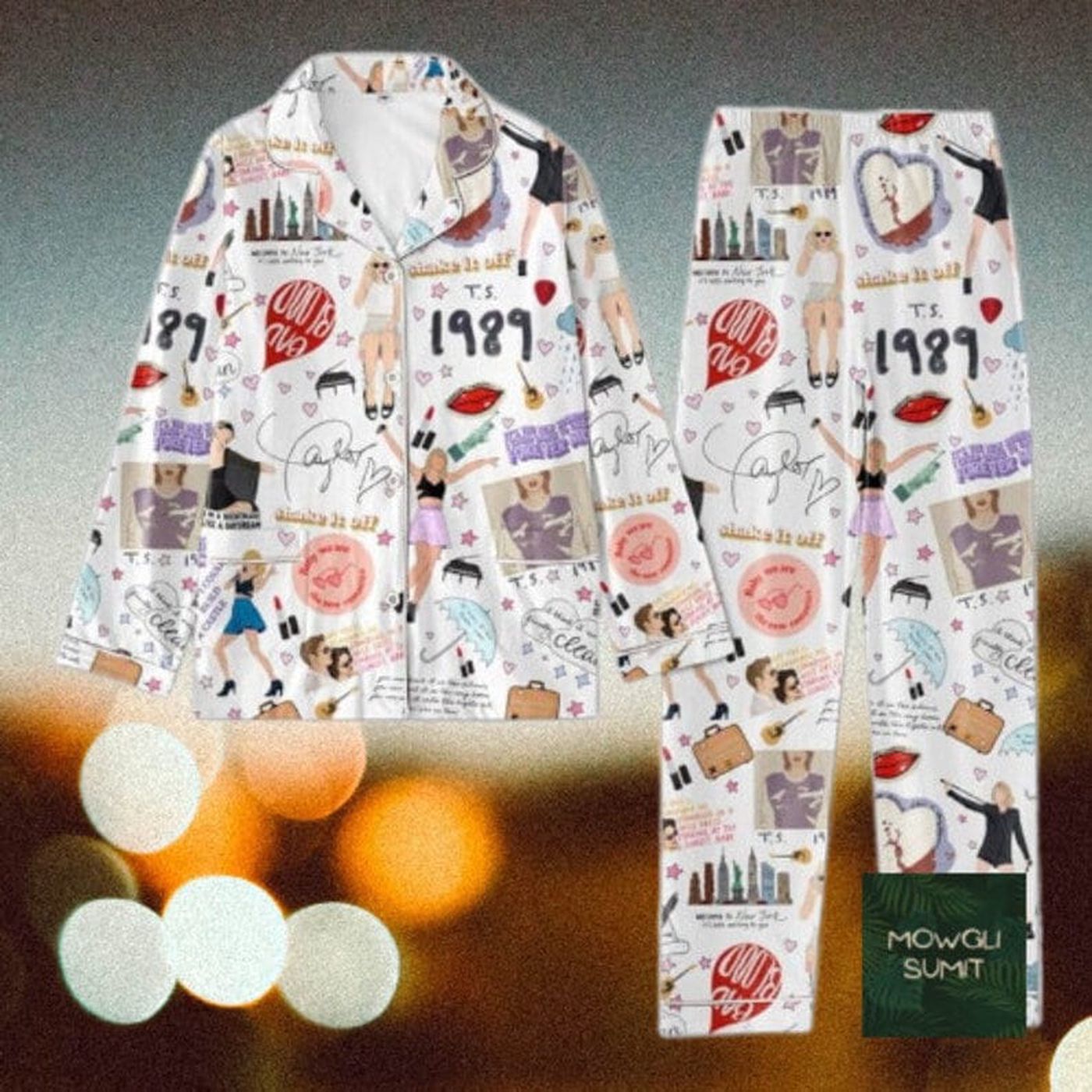 Taylor Red Pajamas Set – Eras Tour Edition: Stylish and Comfortable for Taylor Fans