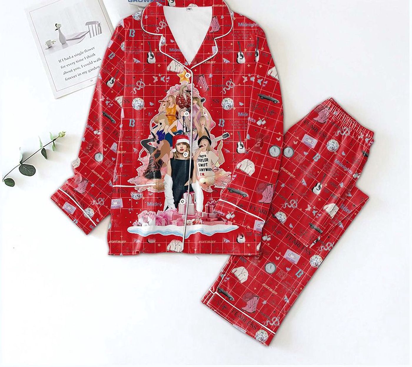 Taylor Swift Fearless Midnight Pajamas Set – Stylish & Comfy Sleepwear for Swifties Taylor Swift Fearless Midnight Pajamas Set – Stylish & Comfy Sleepwear for Swifties