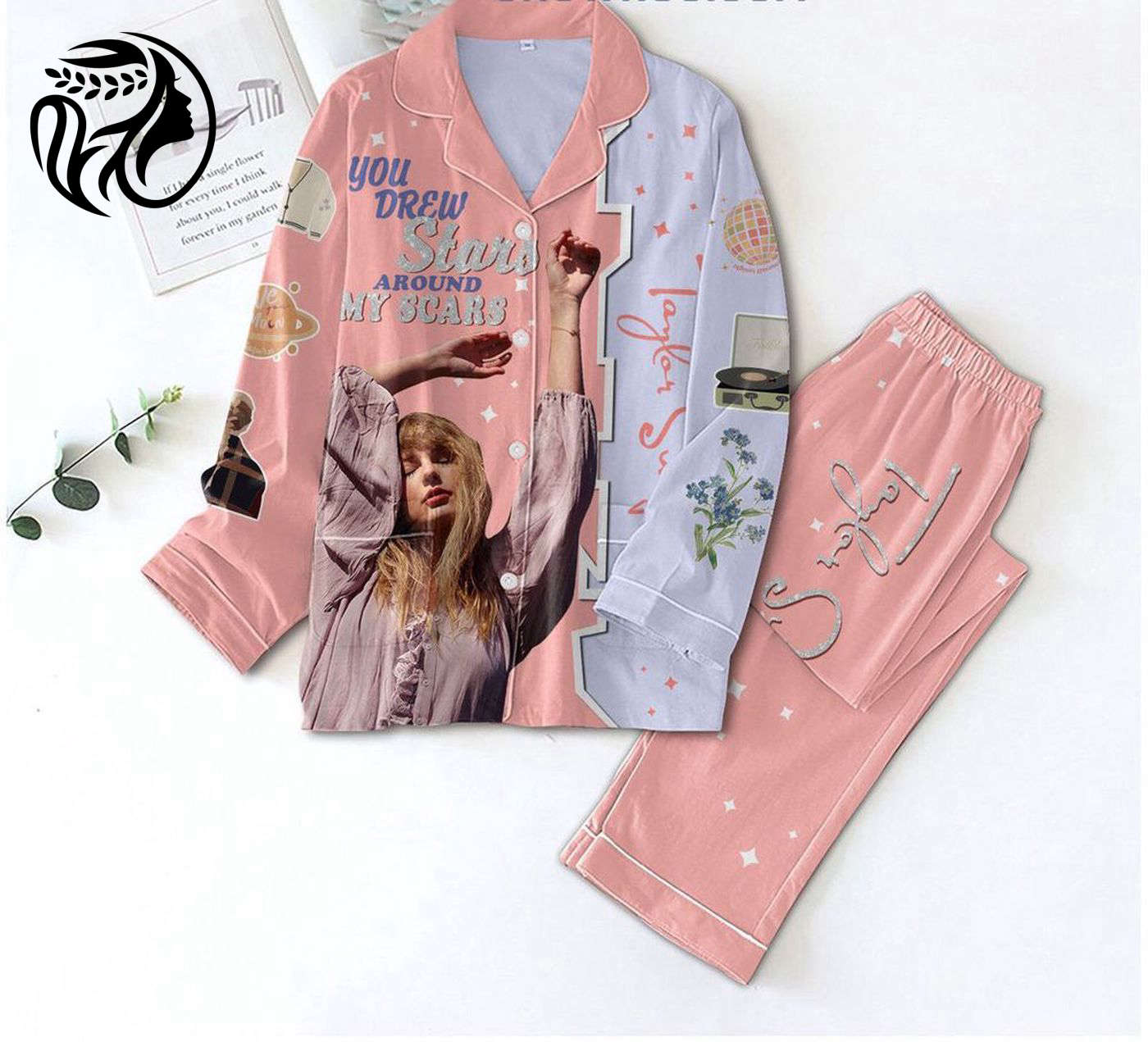 Taylor Swift Fearless Midnight Pajamas Set: Stylish & Comfortable Swift Pajamas Limited Edition Taylor Swift Fearless Midnight Pajamas Set: Stylish & Comfortable Swift Pajamas Limited Edition