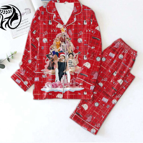Taylor Swift Fearless Midnight Pajamas Set – Stylish & Comfy Sleepwear for Swifties