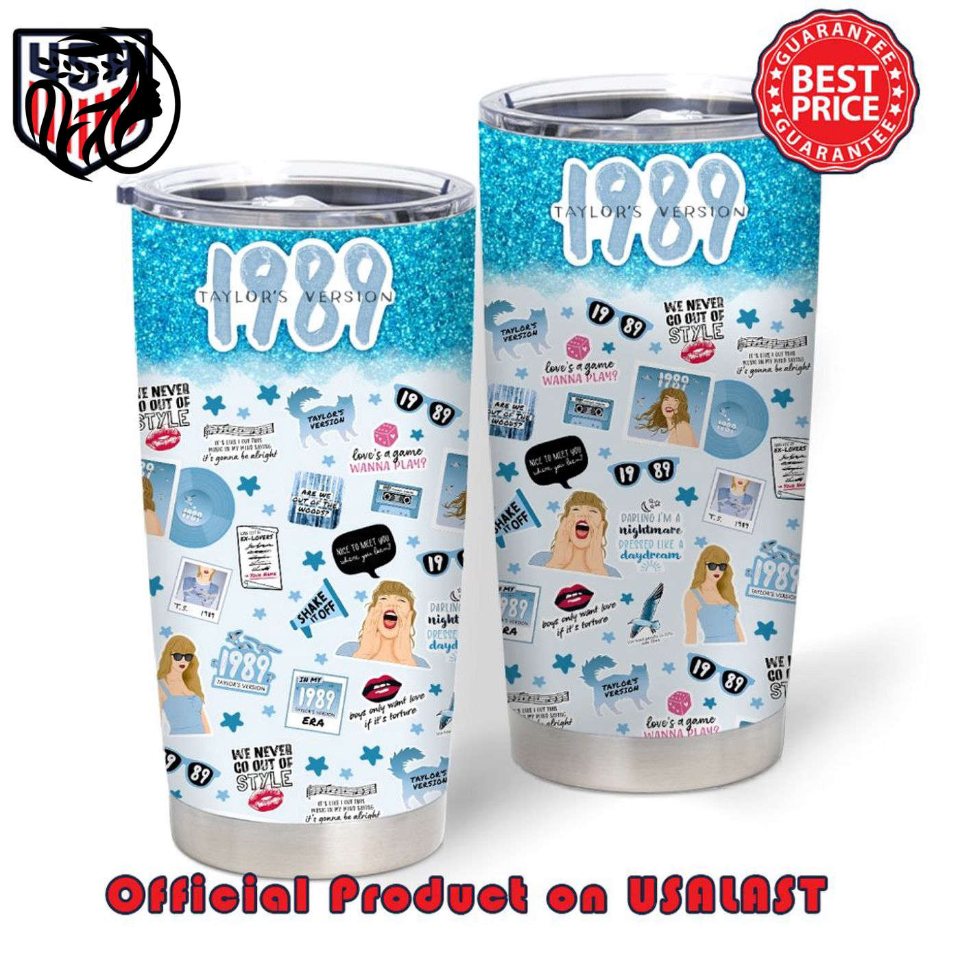 Taylor Swift Are We Out Of The Woods 1989 Album Tumbler - Exclusive Collectible Merchandise!