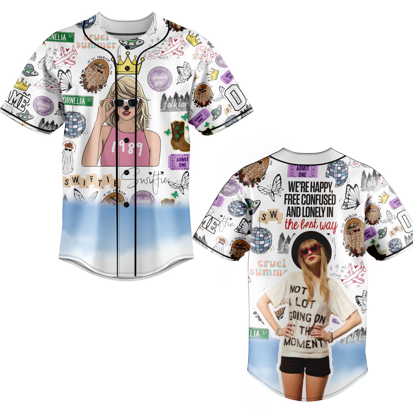 Taylor Swift Baseball Jersey For Men Women And Kids Gift
