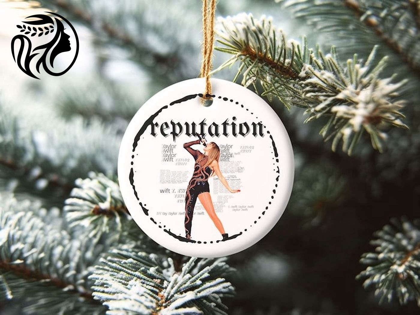 Taylor Swift Christmas Ornament: Reputation & 2023 Tour Souvenir Gift
