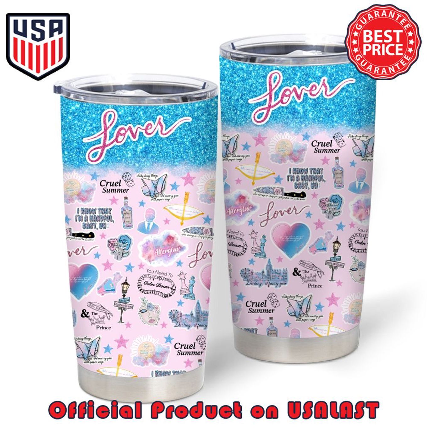 Taylor Swift Cruel Summer Lover Album Tumbler: Enjoy the Ultimate Merchandise for Swifties!