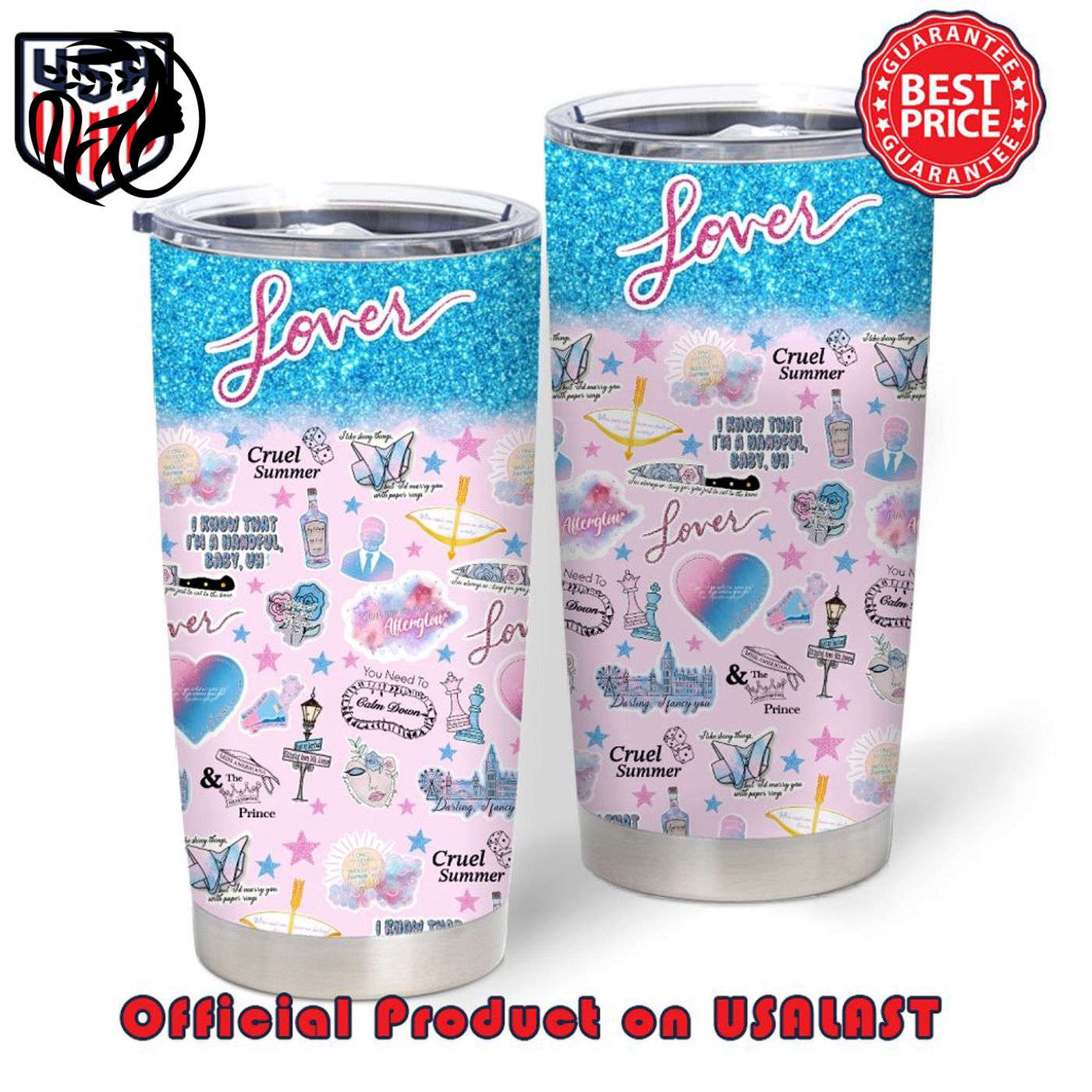 Taylor Swift Cruel Summer Lover Album Tumbler: Enjoy the Ultimate Merchandise for Swifties!