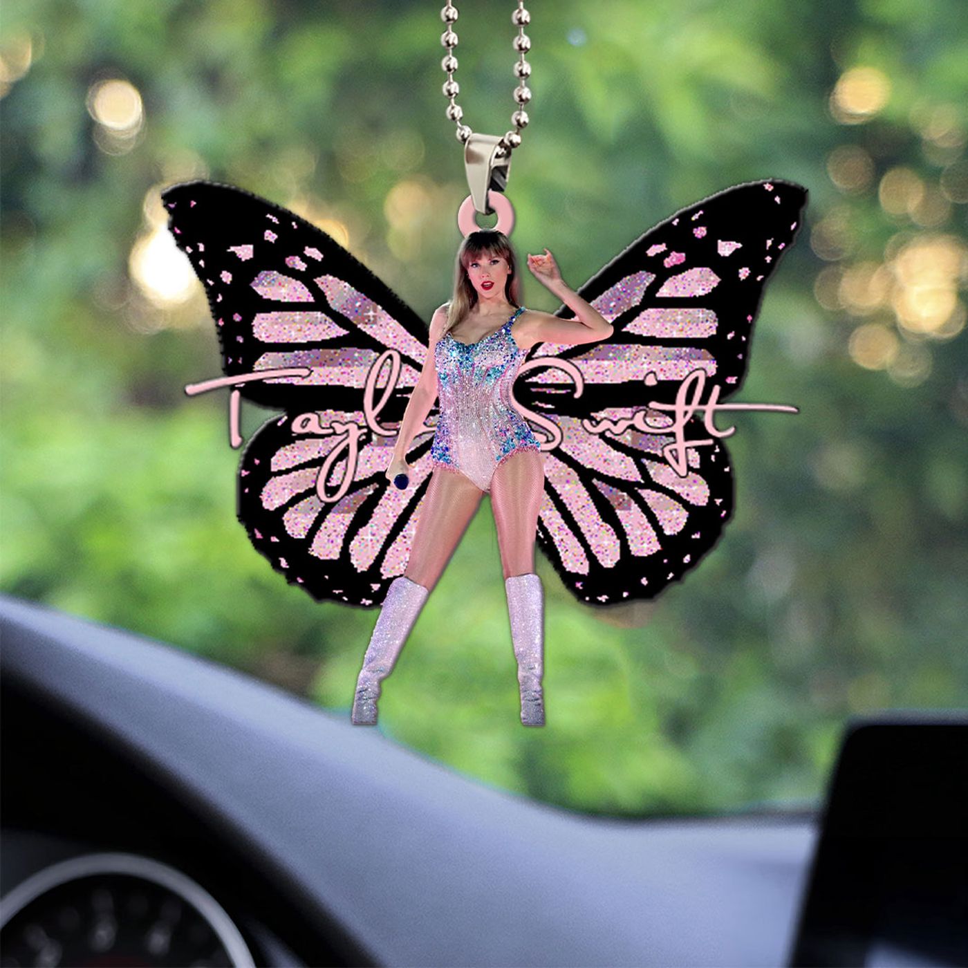 Taylor Swift Custom Shape-sided Acrylic Car Ornament