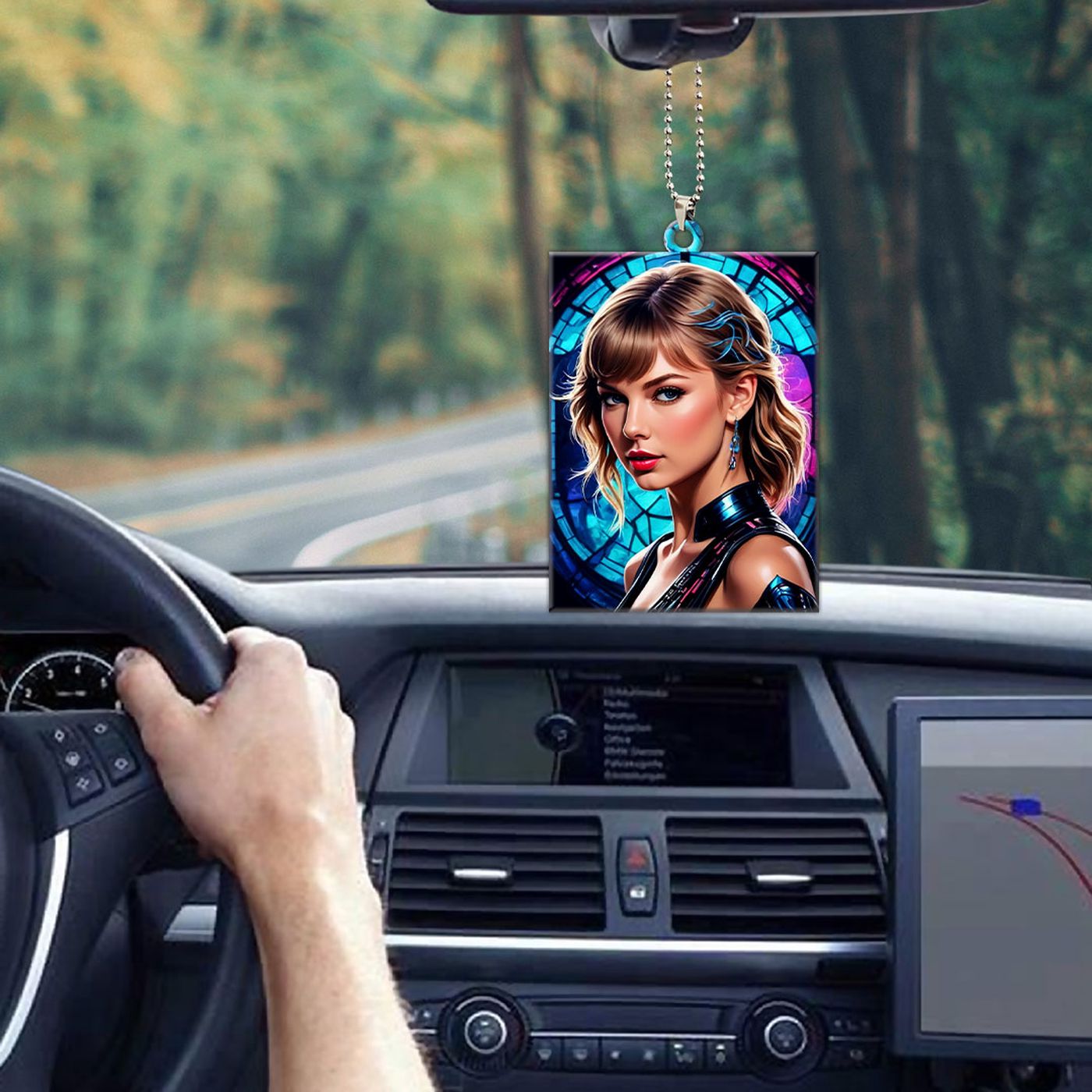 Taylor Swift Custom Shape 1-sided Acrylic Car Ornament Gift.1