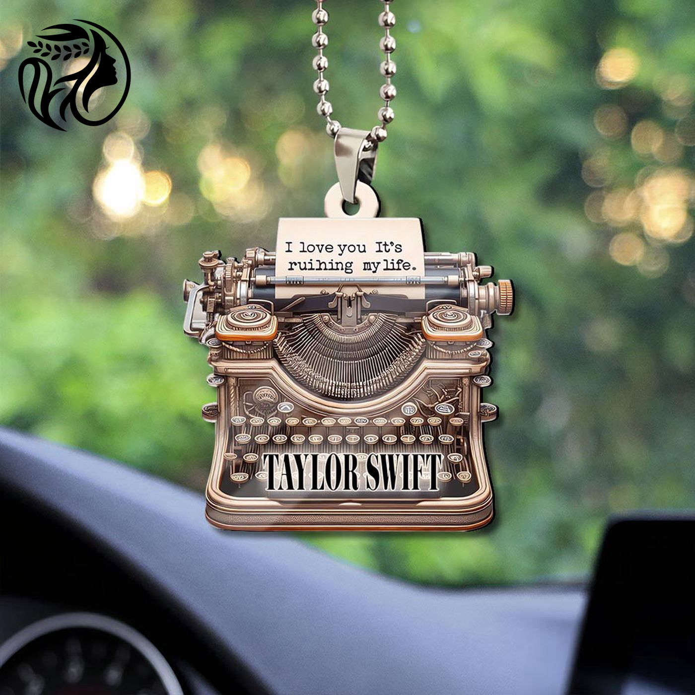 Taylor Swift Custom Shape 1-sided Acrylic Car Ornament Gift