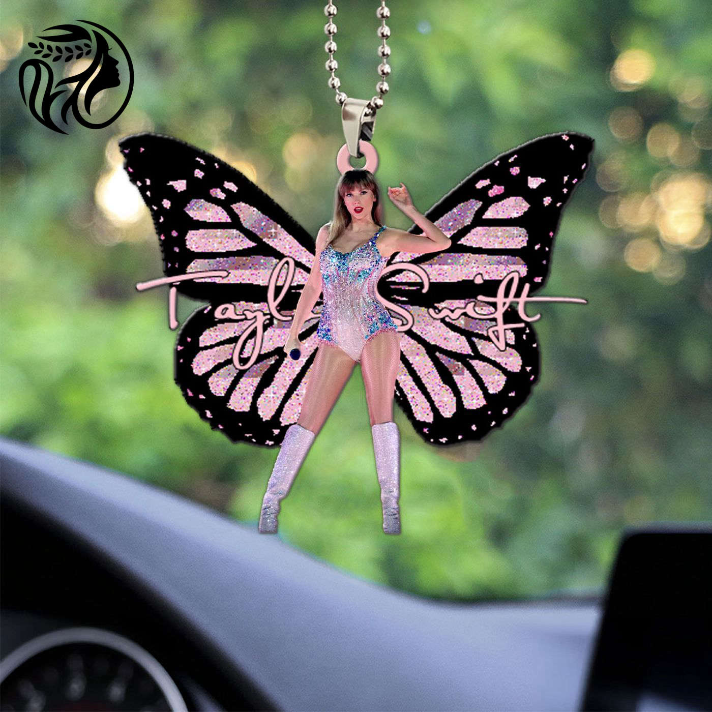 Taylor Swift Custom Shape-sided Acrylic Car Ornament