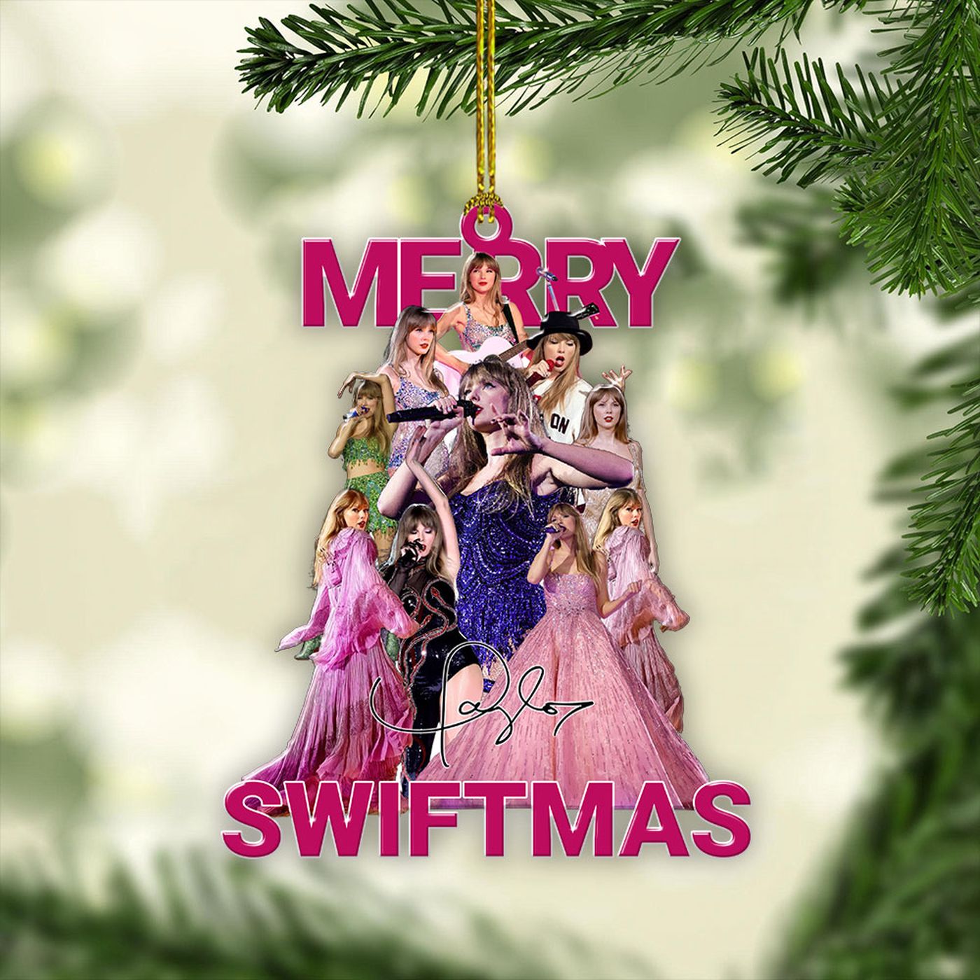 Taylor Swift  Custom Shape 1-Sided Acrylic Ornament Gift