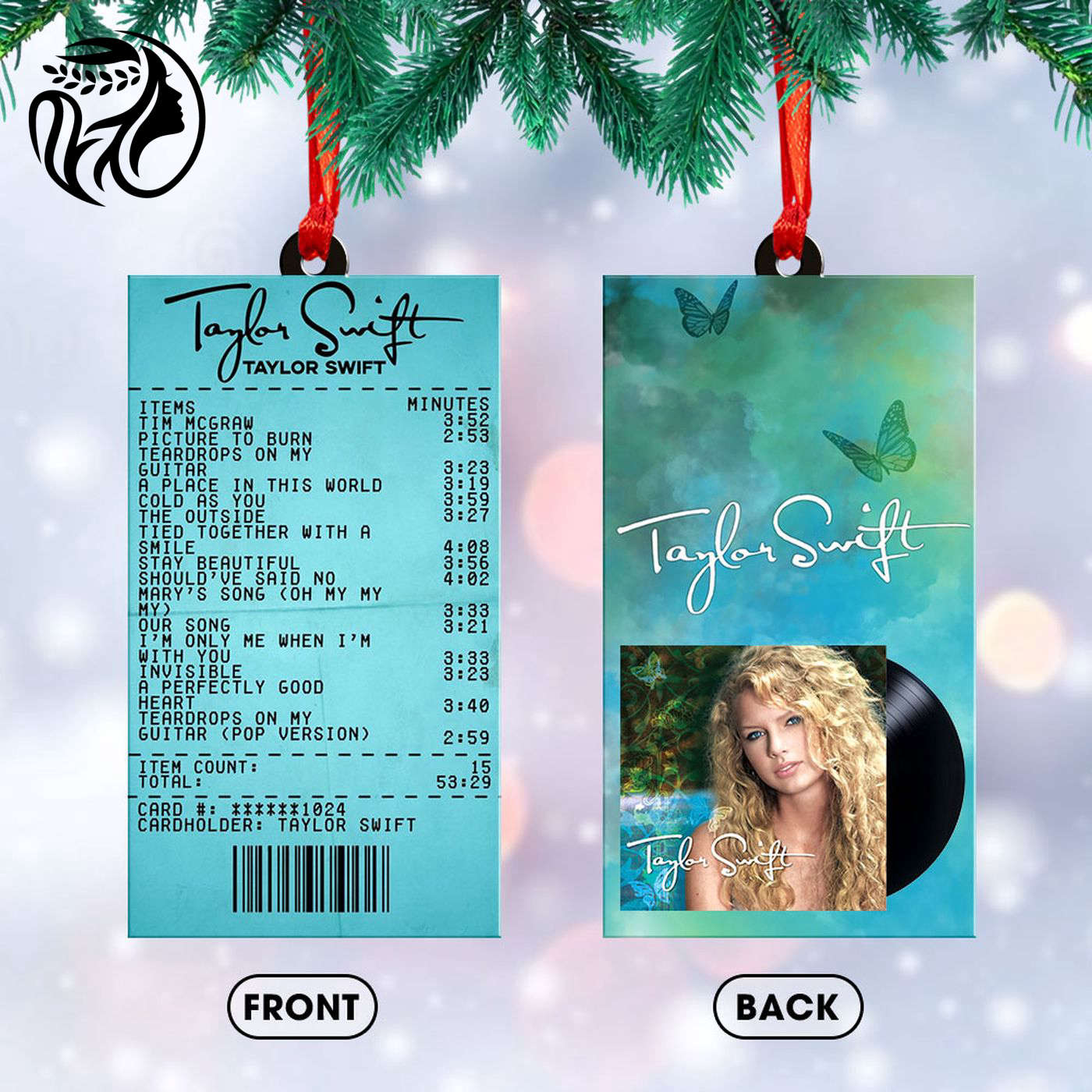 Taylor Swift Custom Shape-sided Acrylic Ornament Gift