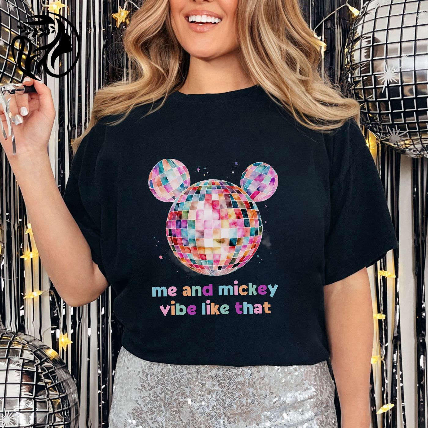 Taylor Swift Disney Inspired Tee: Me and Mickey Vibe Like That Shirt – Mouse Disco Ball Disneyworld & Vacation Shirt