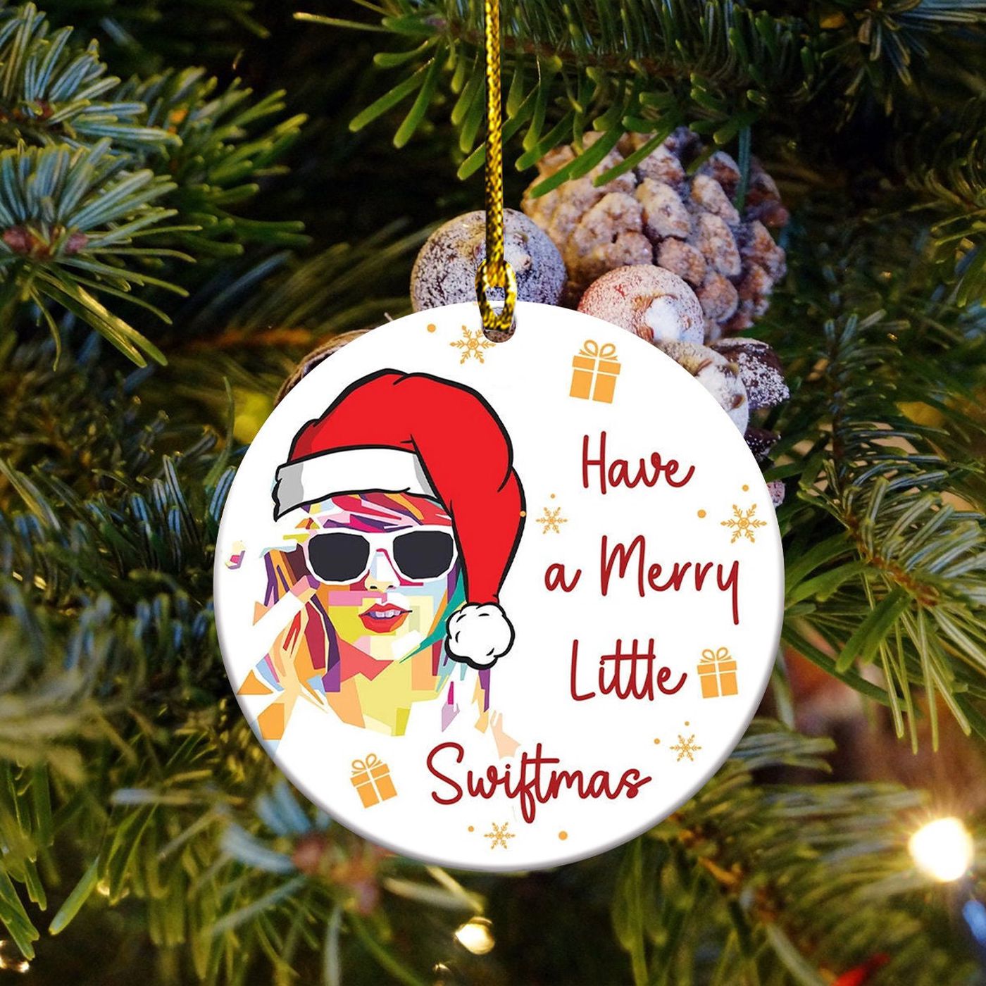 Taylor Swift Eras Tour Ornament – 2023 Swiftmas Gift for Swifties